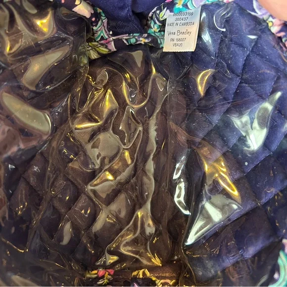 Vera Bradley Quilted Cosmetic Bags French Paisley Pattern - Picture 3 of 5